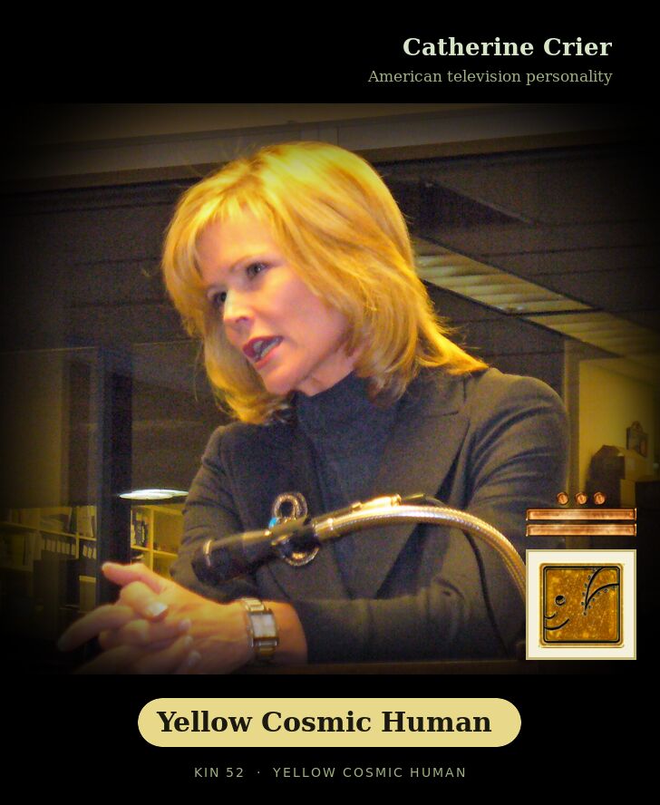 Catherine Crier · Yellow Cosmic Human