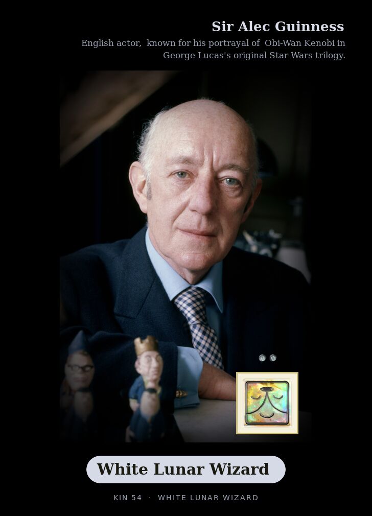 Sir Alec Guinness · White Lunar Wizard