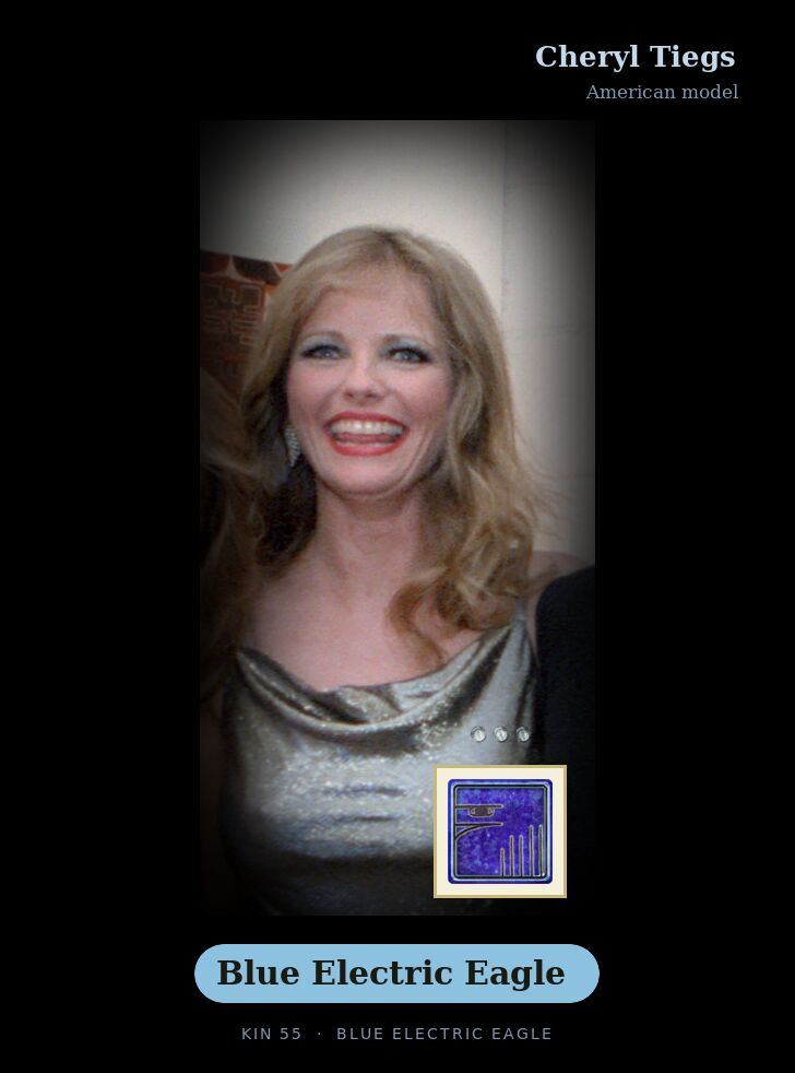 Cheryl Tiegs · Blue Electric Eagle