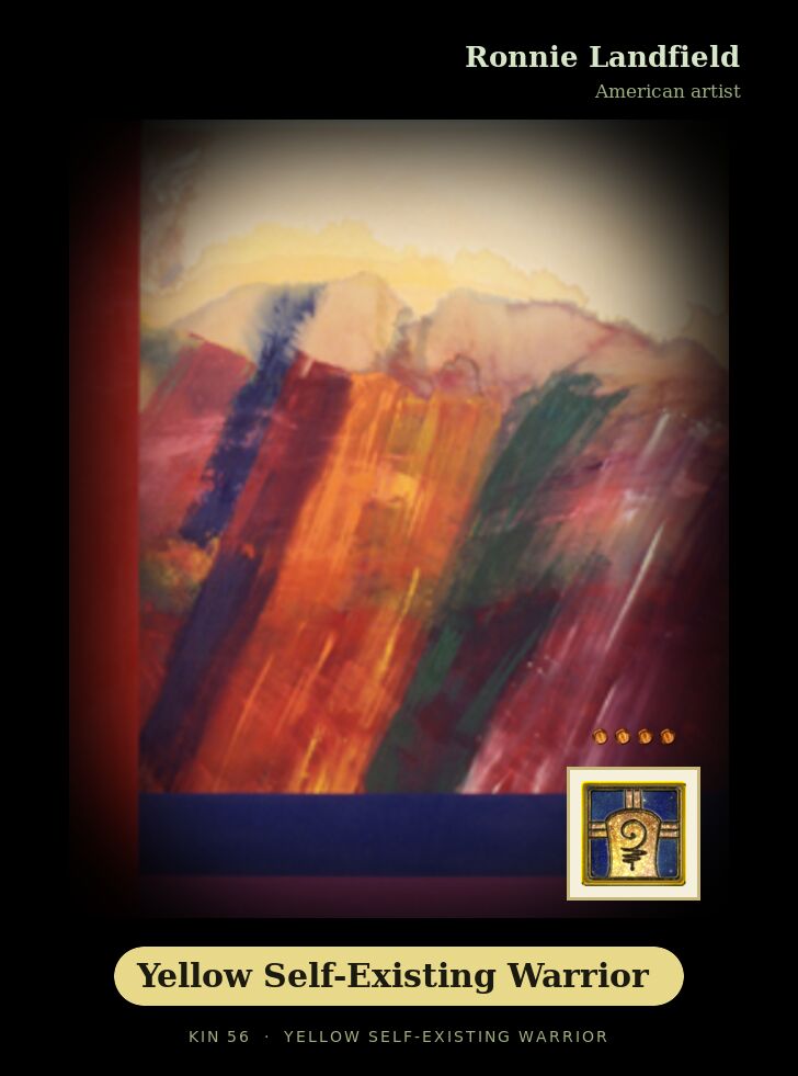 Ronnie Landfield · Yellow Self-Existing Warrior