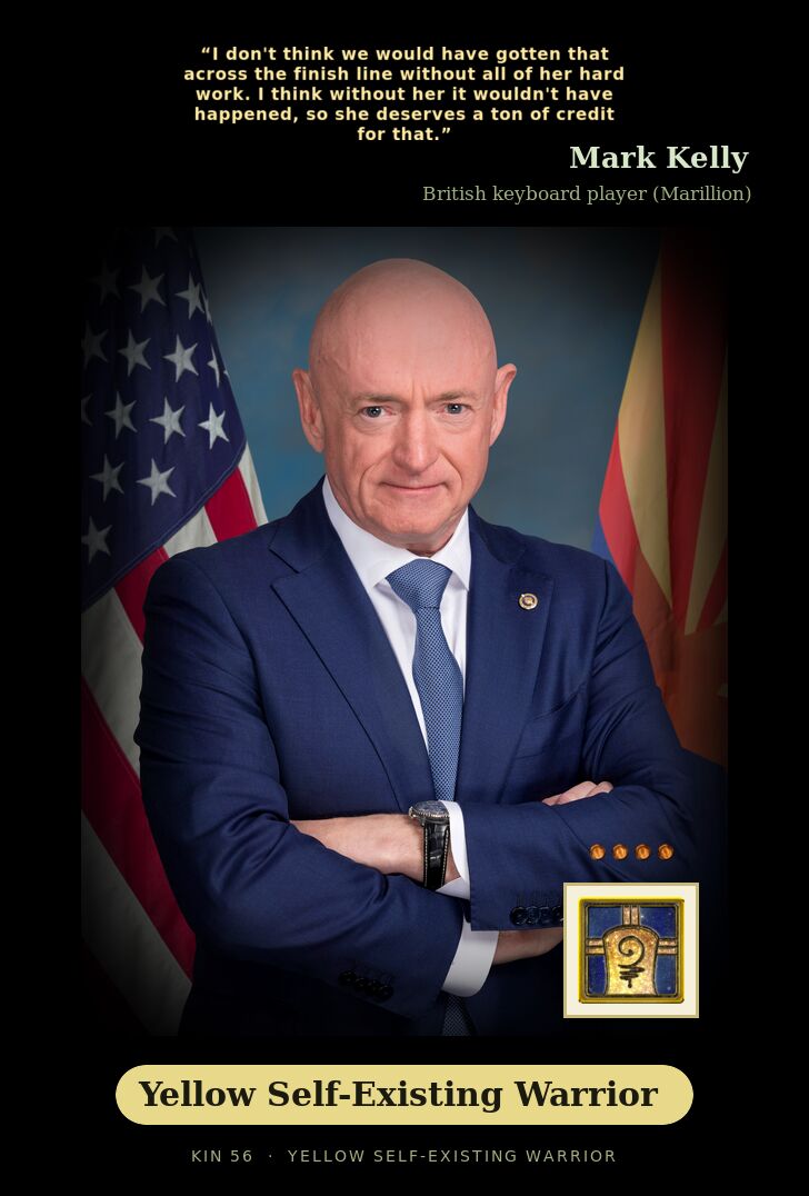 Mark Kelly · Yellow Self-Existing Warrior