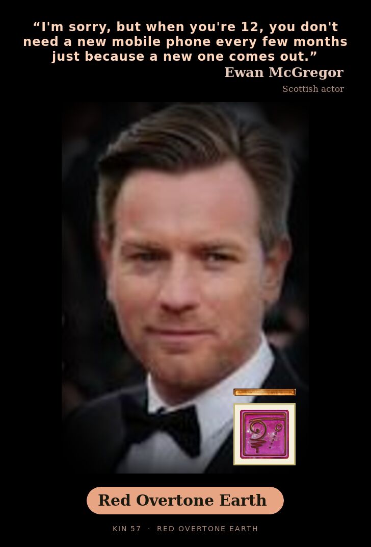 Ewan McGregor · Red Overtone Earth