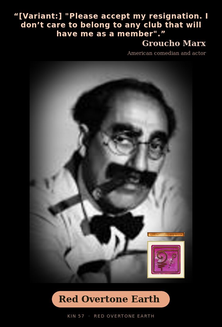 Groucho Marx · Red Overtone Earth