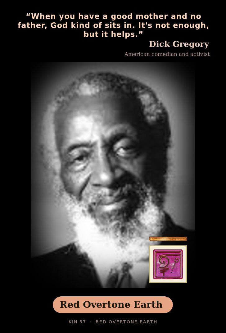 Dick Gregory · Red Overtone Earth