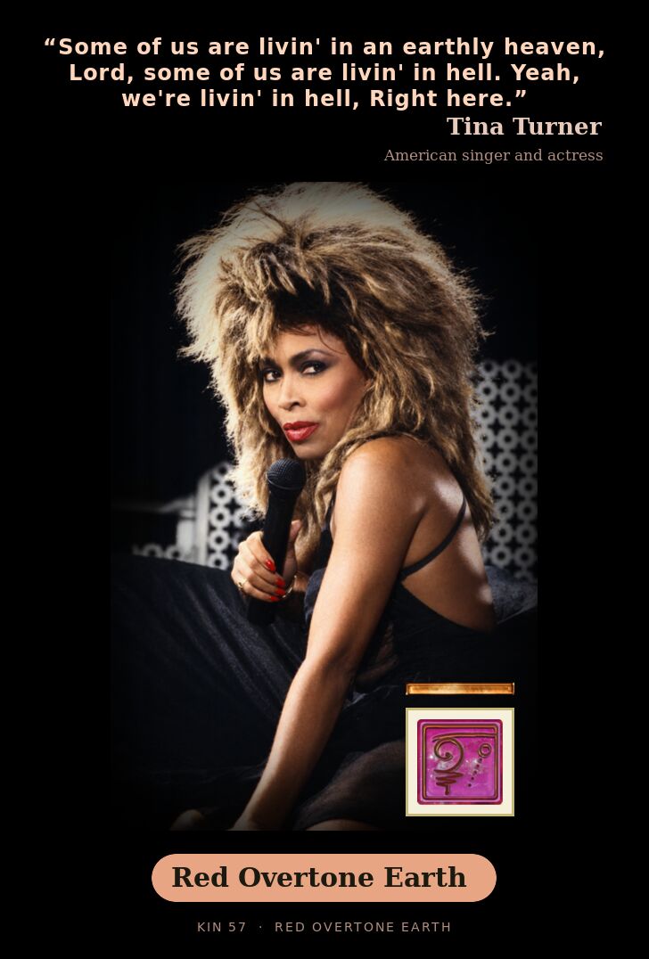 Tina Turner · Red Overtone Earth