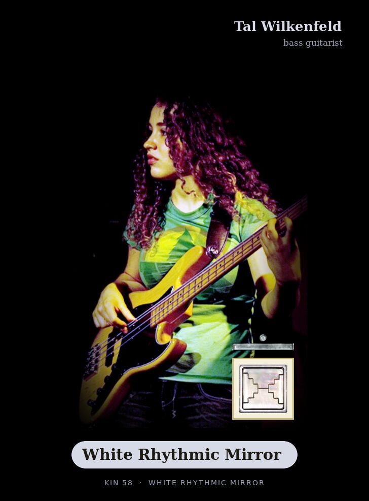 Tal Wilkenfeld · White Rhythmic Mirror