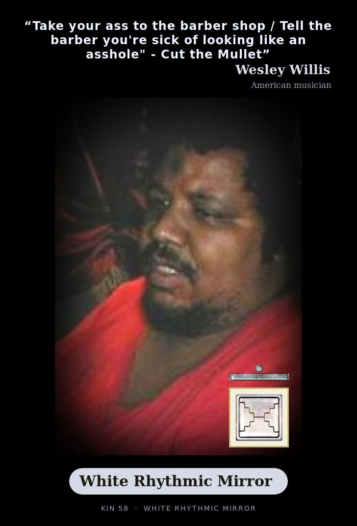 Wesley Willis · White Rhythmic Mirror
