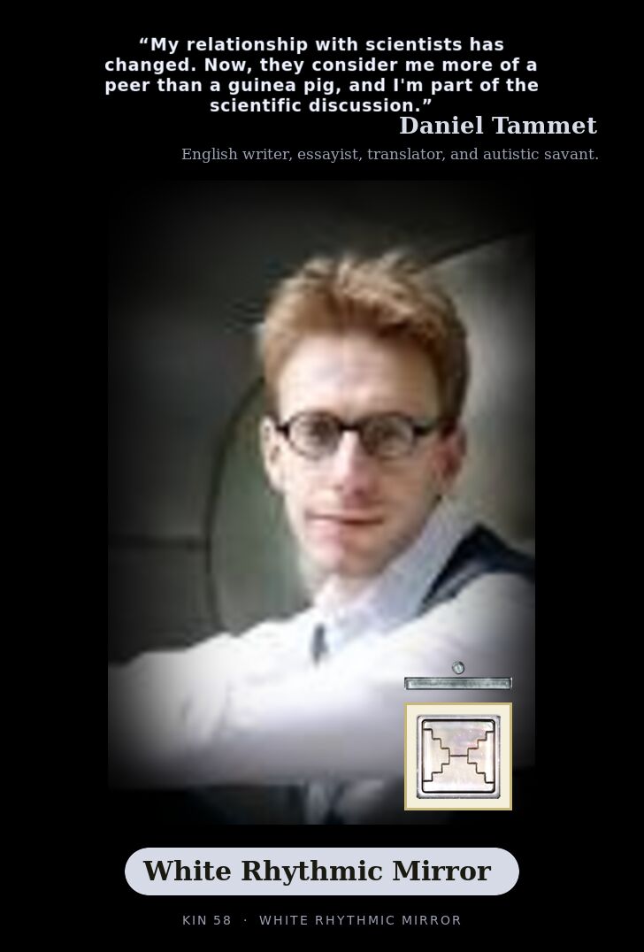 Daniel Tammet · White Rhythmic Mirror