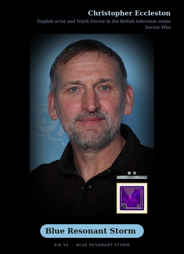 Christopher Eccleston · Blue Resonant Storm