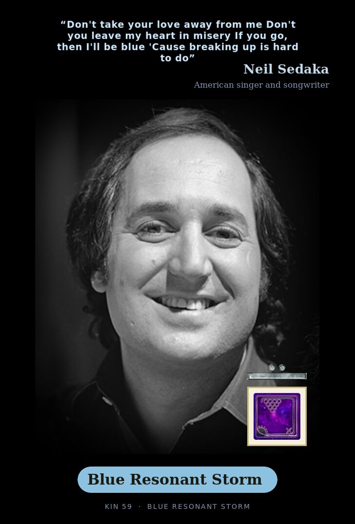 Neil Sedaka · Blue Resonant Storm