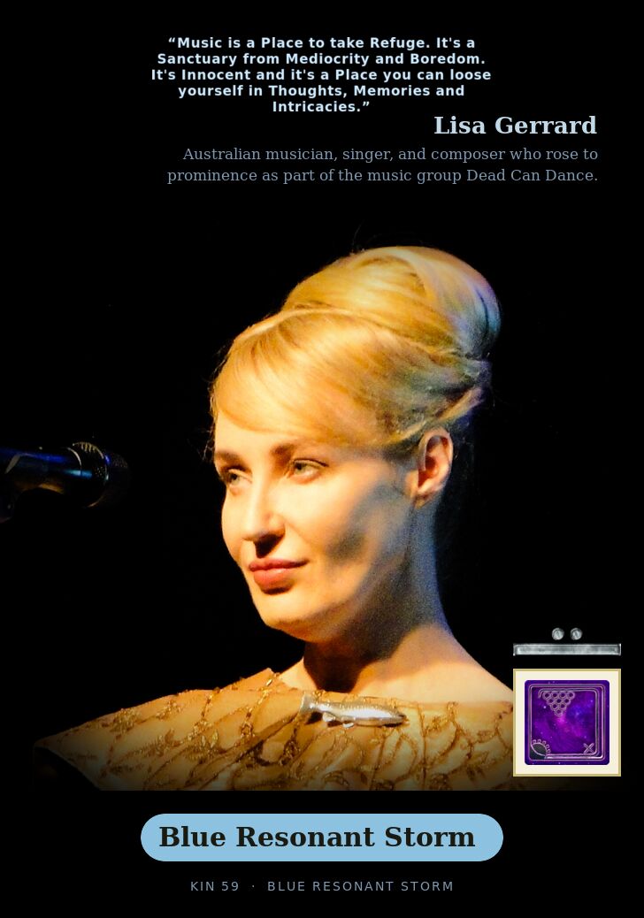 Lisa Gerrard · Blue Resonant Storm