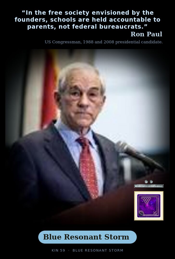 Ron Paul · Blue Resonant Storm