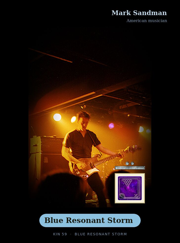Mark Sandman · Blue Resonant Storm
