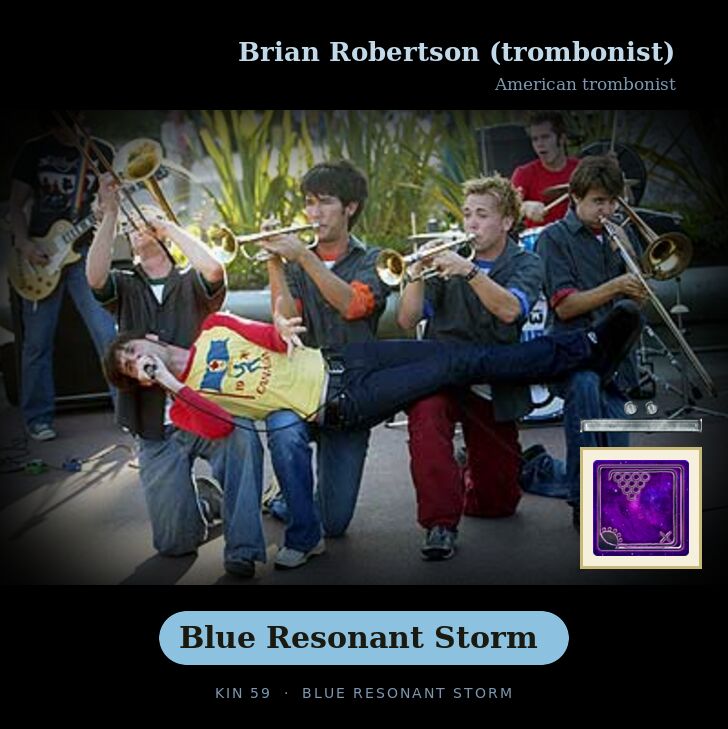 Brian Robertson (trombonist) · Blue Resonant Storm