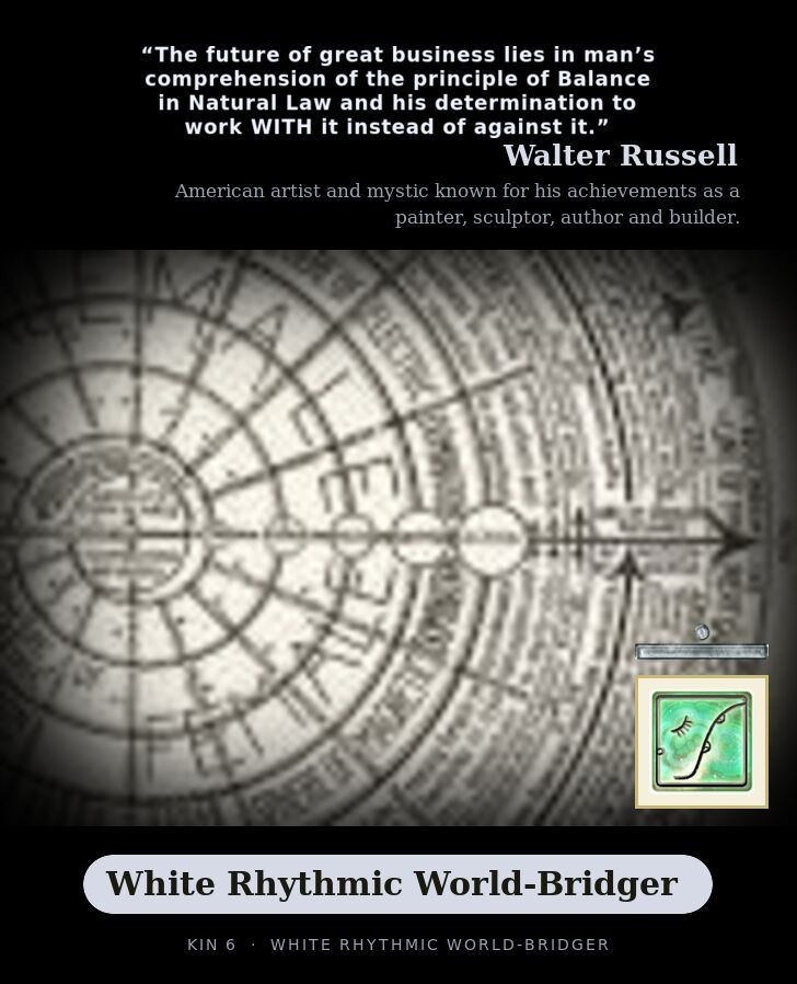 Walter Russell · White Rhythmic World-Bridger