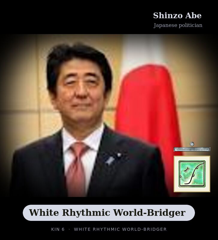 Shinzo Abe · White Rhythmic World-Bridger