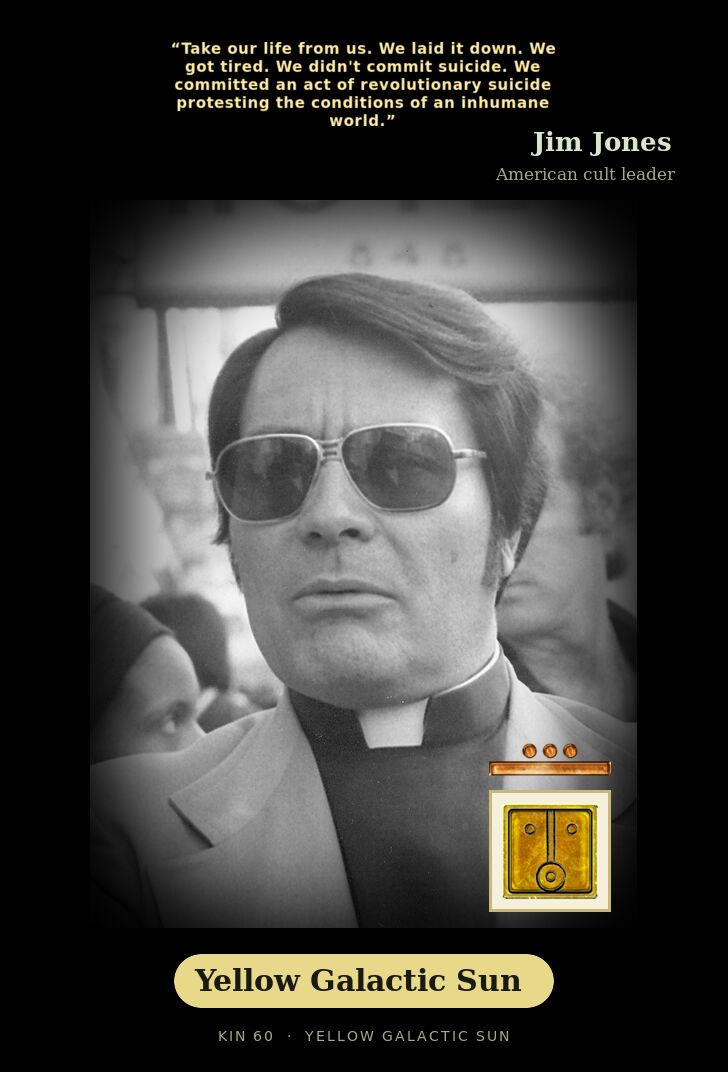 Jim Jones · Yellow Galactic Sun