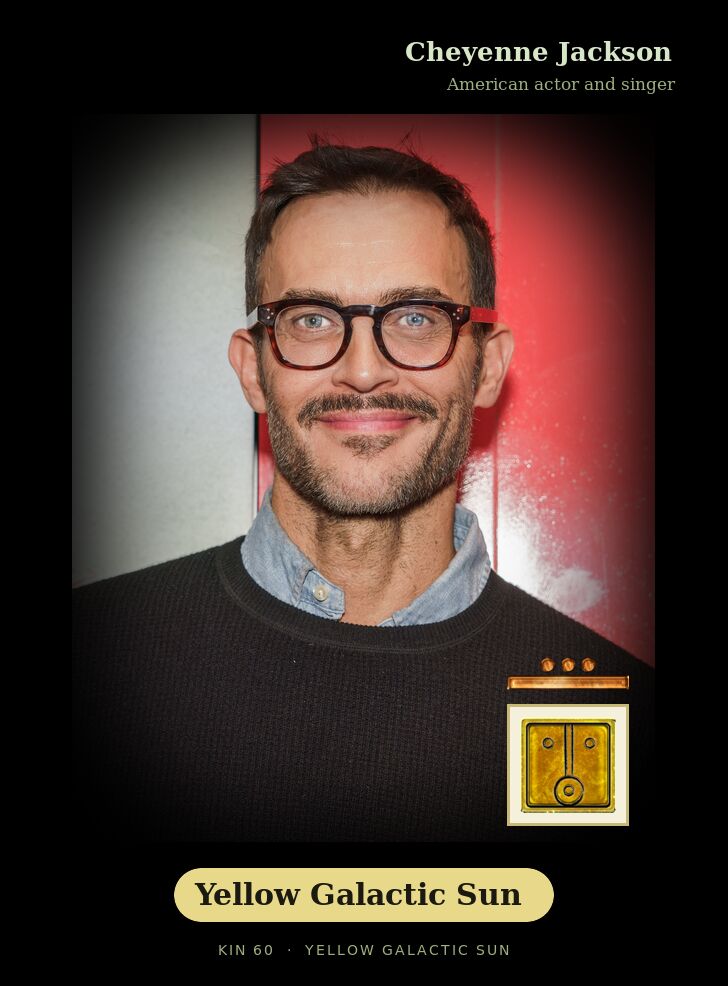 Cheyenne Jackson · Yellow Galactic Sun