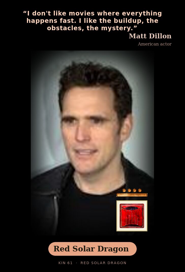 Matt Dillon · Red Solar Dragon