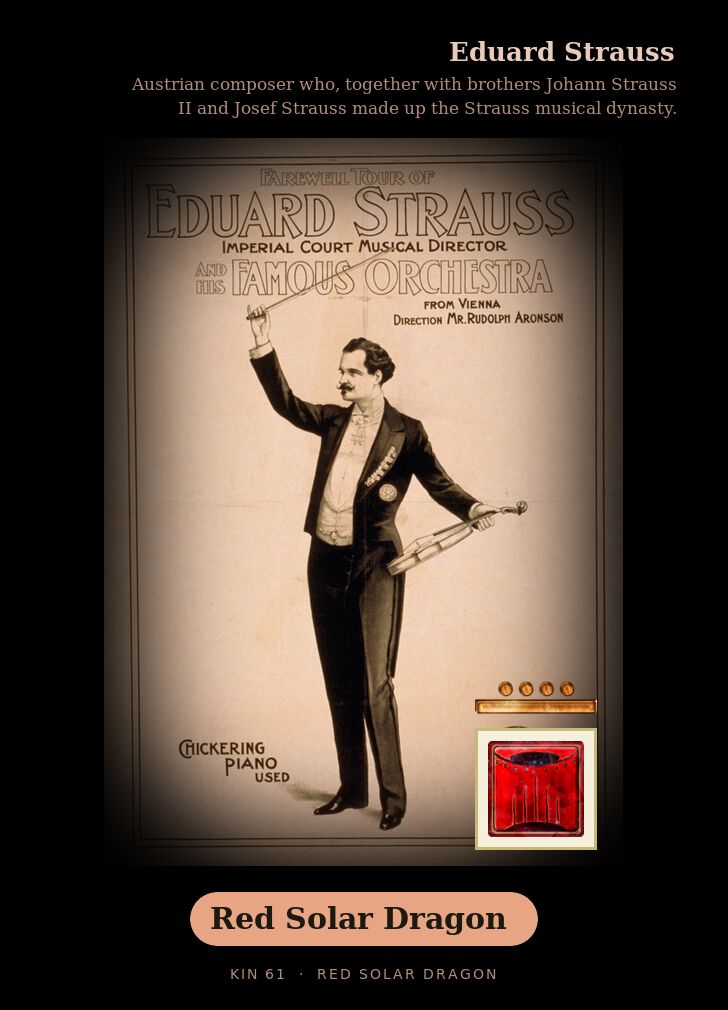 Eduard Strauss · Red Solar Dragon