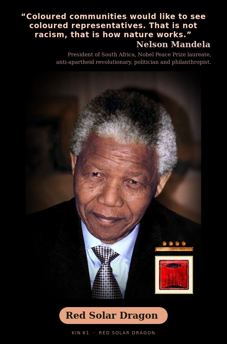 Nelson Mandela · Red Solar Dragon