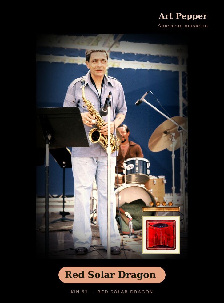 Art Pepper · Red Solar Dragon
