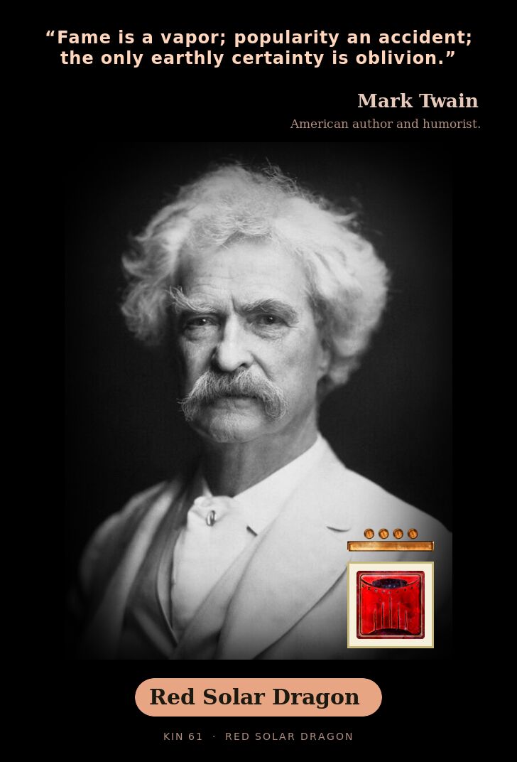 Mark Twain · Red Solar Dragon