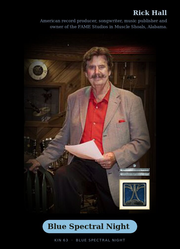 Rick Hall · Blue Spectral Night