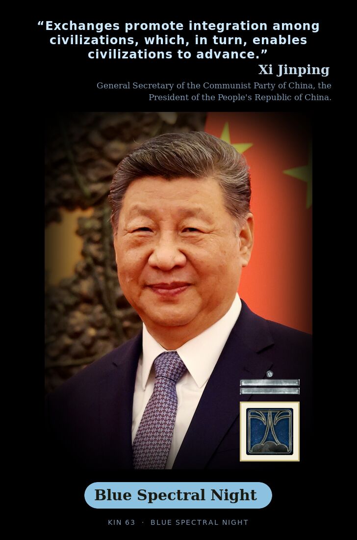 Xi Jinping · Blue Spectral Night