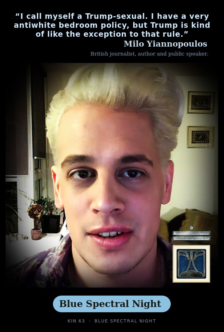 Milo Yiannopoulos · Blue Spectral Night
