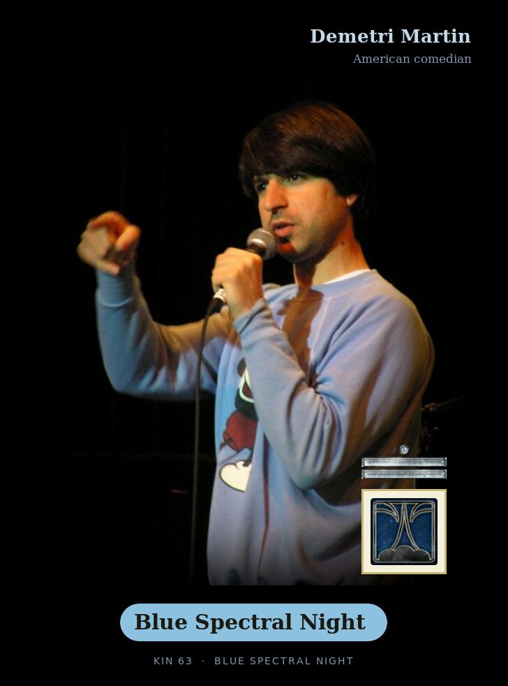 Demetri Martin · Blue Spectral Night