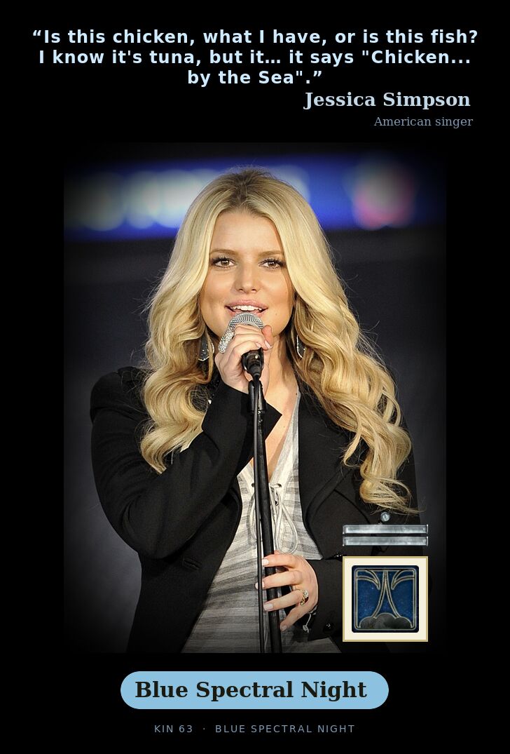 Jessica Simpson · Blue Spectral Night