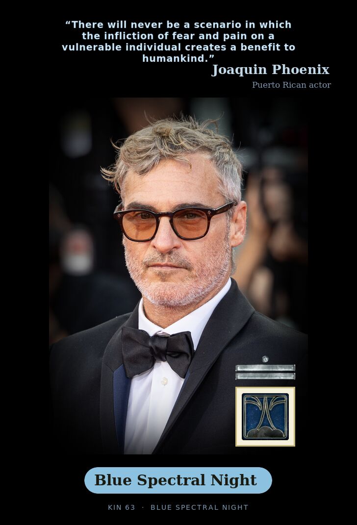 Joaquin Phoenix · Blue Spectral Night