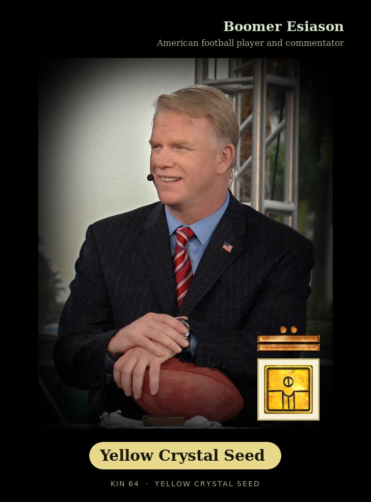 Boomer Esiason · Yellow Crystal Seed