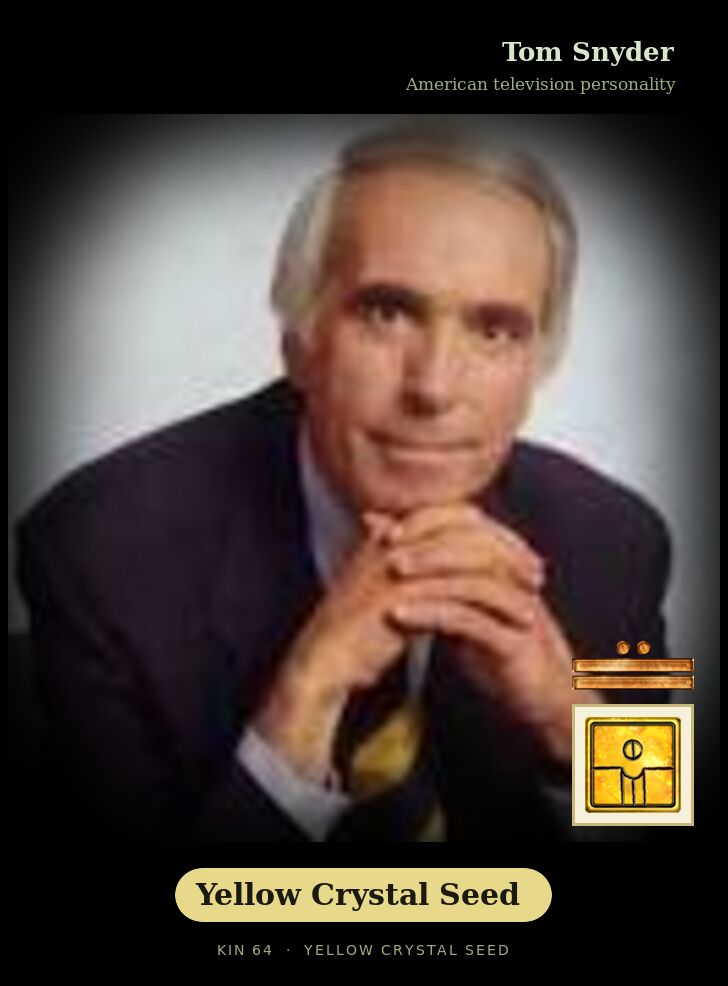 Tom Snyder · Yellow Crystal Seed