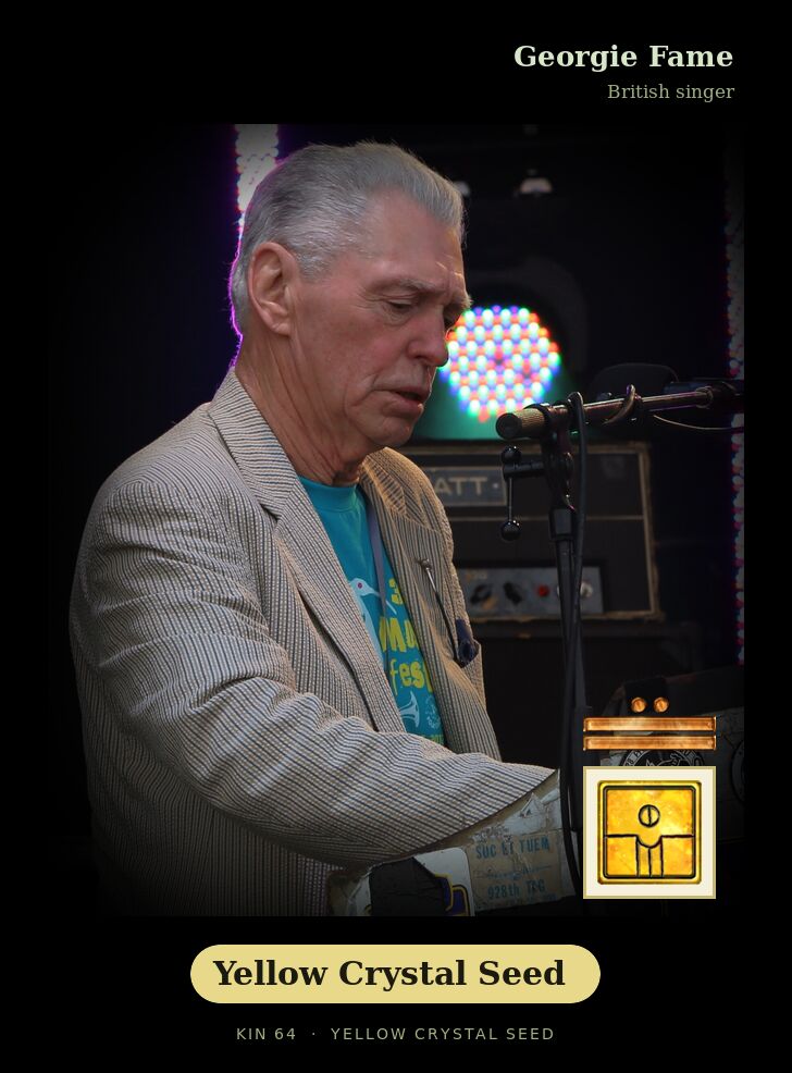 Georgie Fame · Yellow Crystal Seed