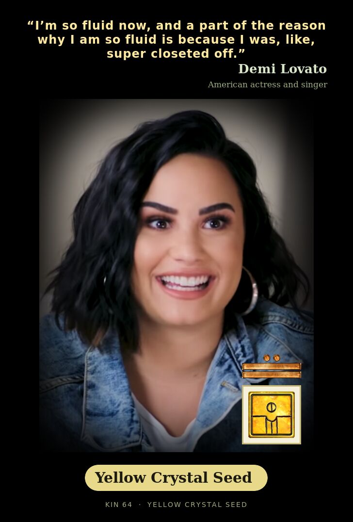 Demi Lovato · Yellow Crystal Seed