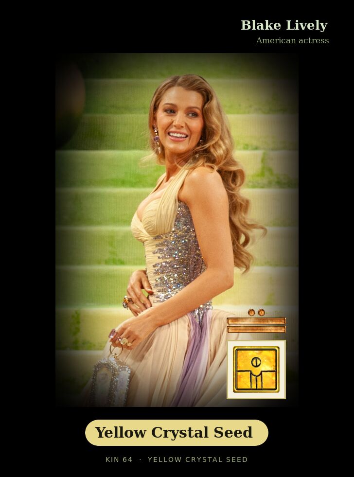Blake Lively · Yellow Crystal Seed