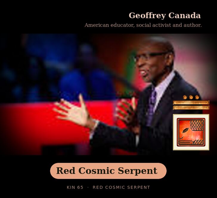 Geoffrey Canada · Red Cosmic Serpent