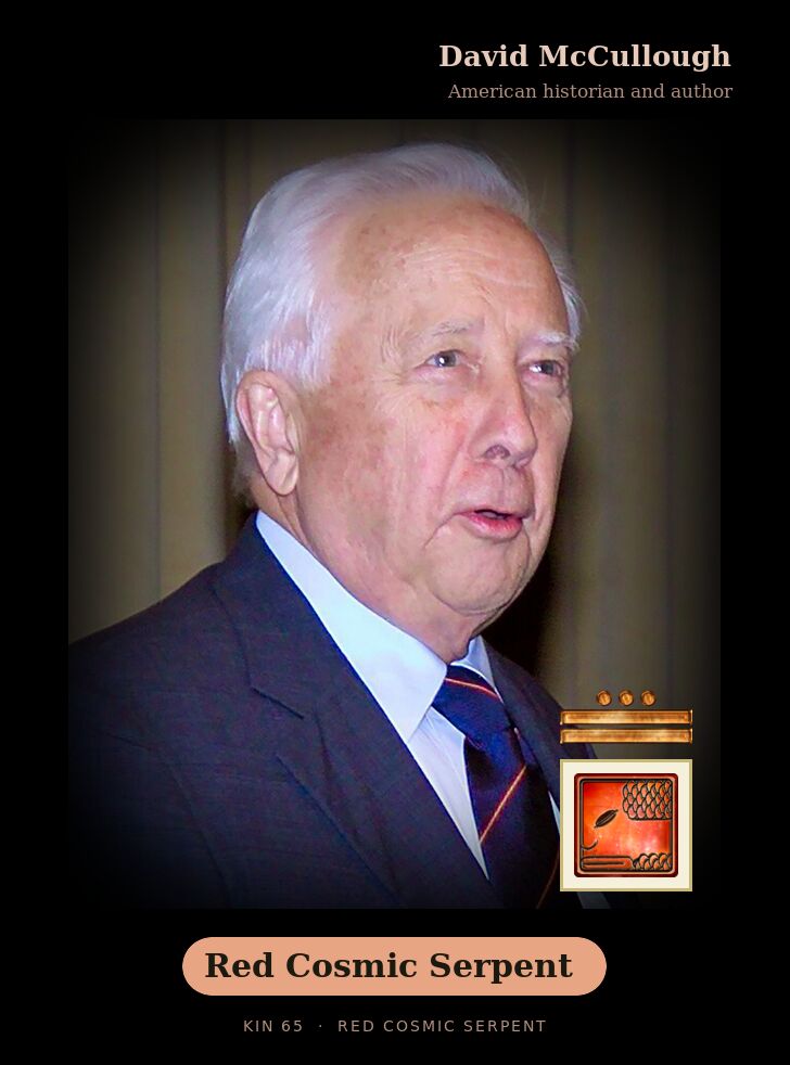 David McCullough · Red Cosmic Serpent