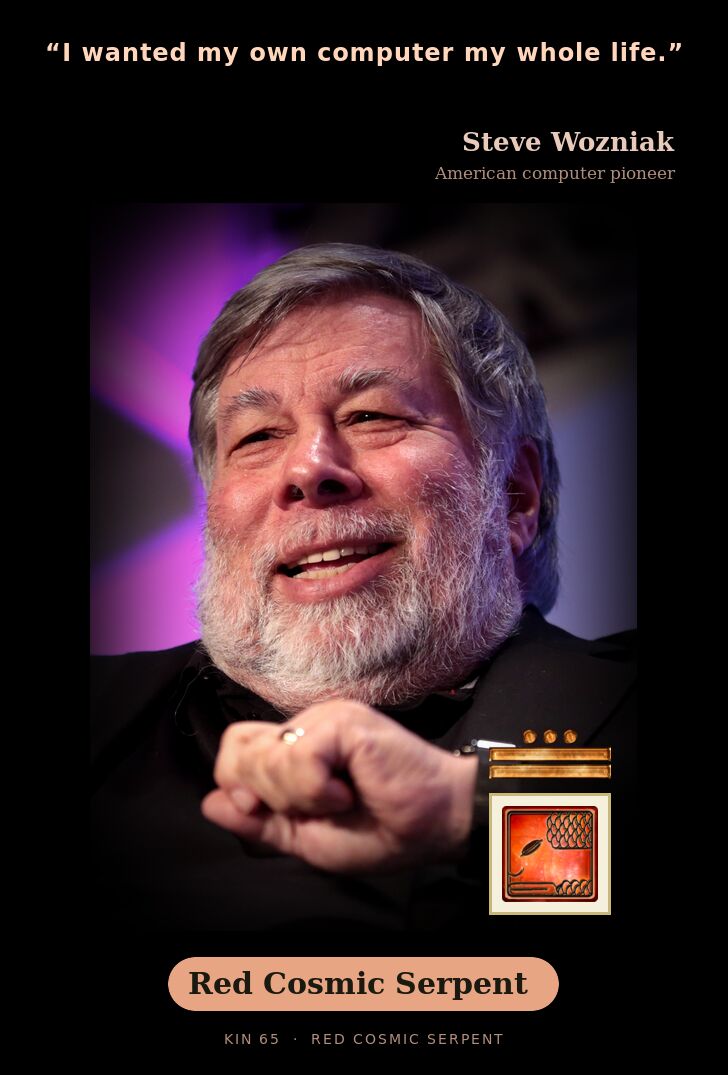 Steve Wozniak · Red Cosmic Serpent