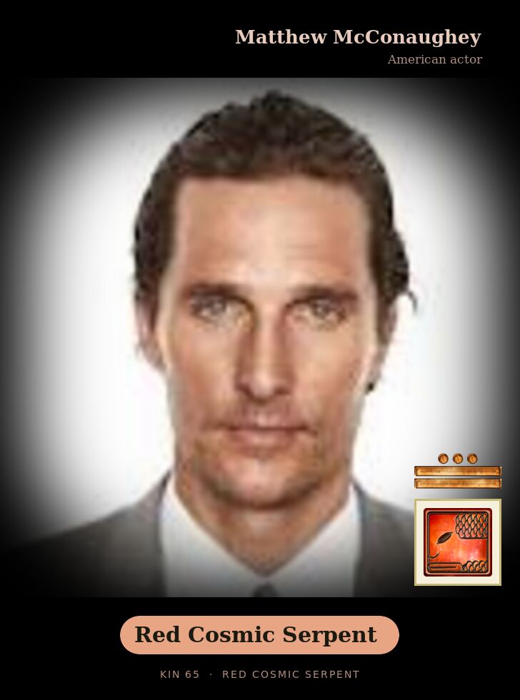 Matthew McConaughey · Red Cosmic Serpent
