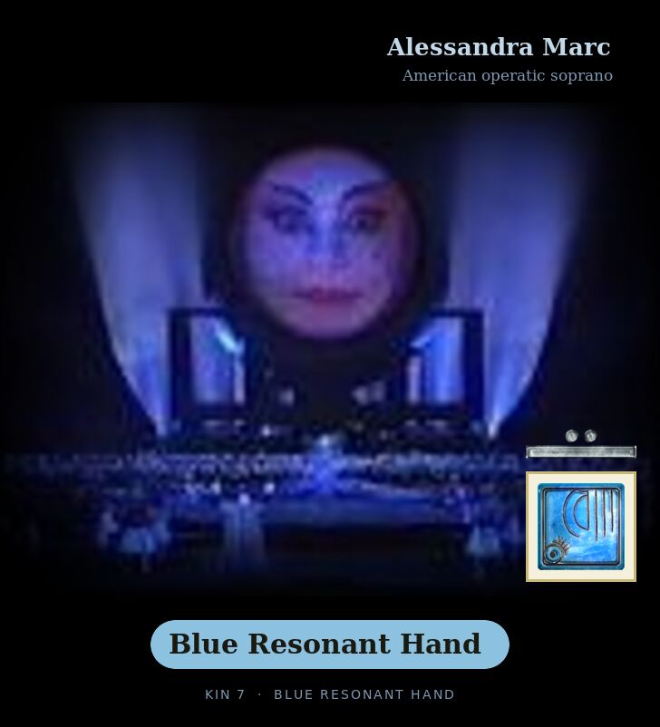 Alessandra Marc · Blue Resonant Hand