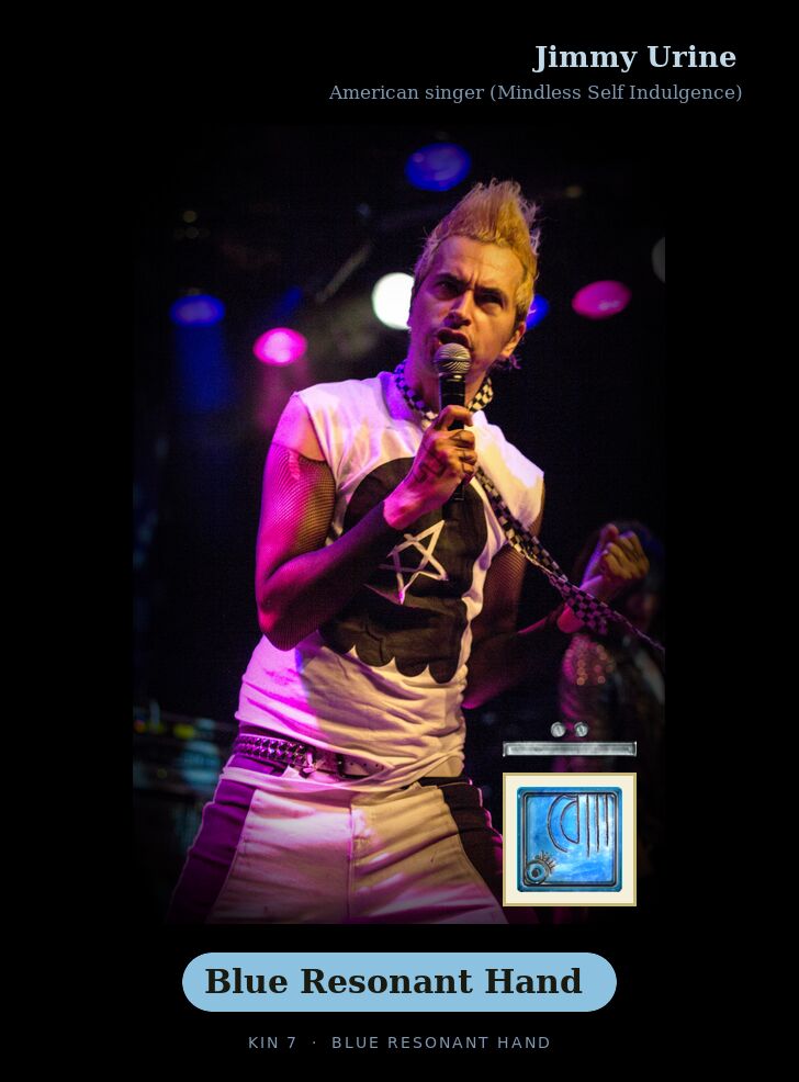 Jimmy Urine · Blue Resonant Hand