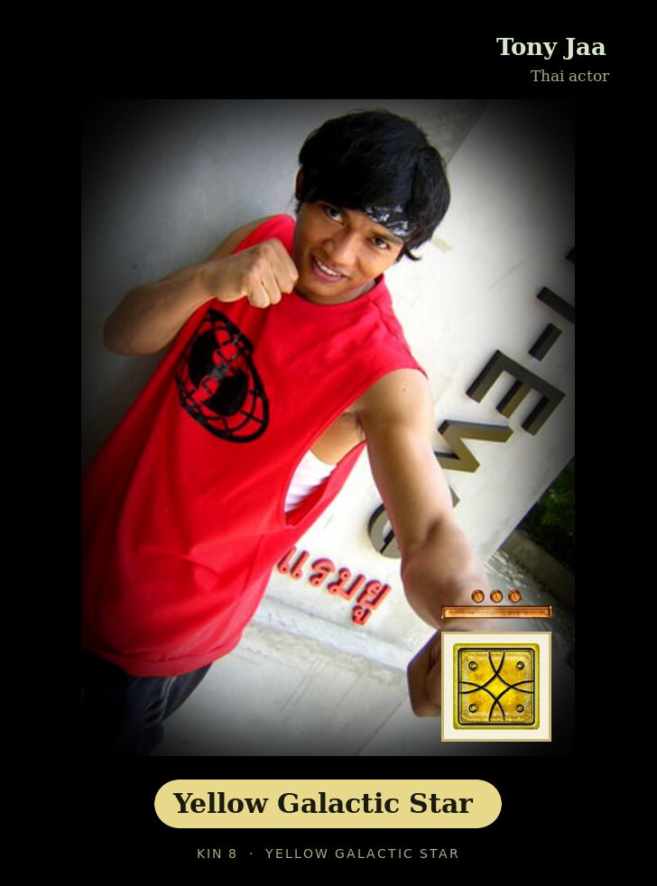 Tony Jaa · Yellow Galactic Star