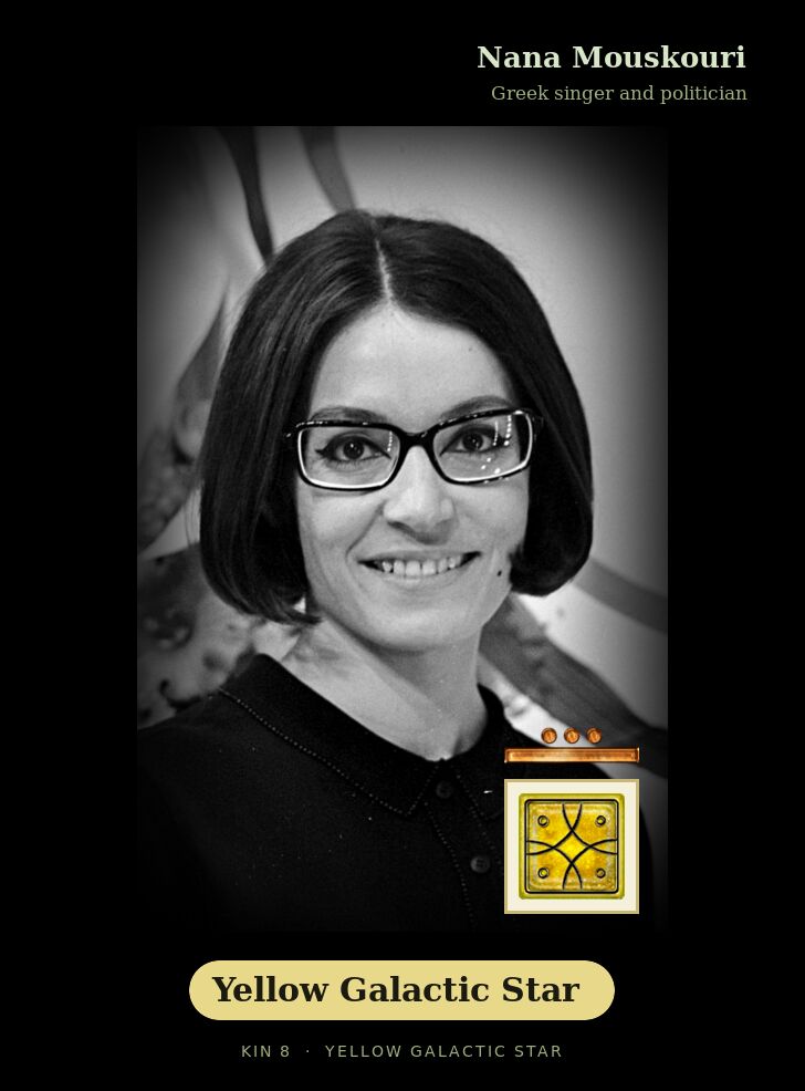 Nana Mouskouri · Yellow Galactic Star