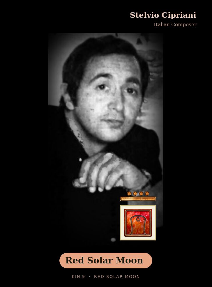 Stelvio Cipriani · Red Solar Moon