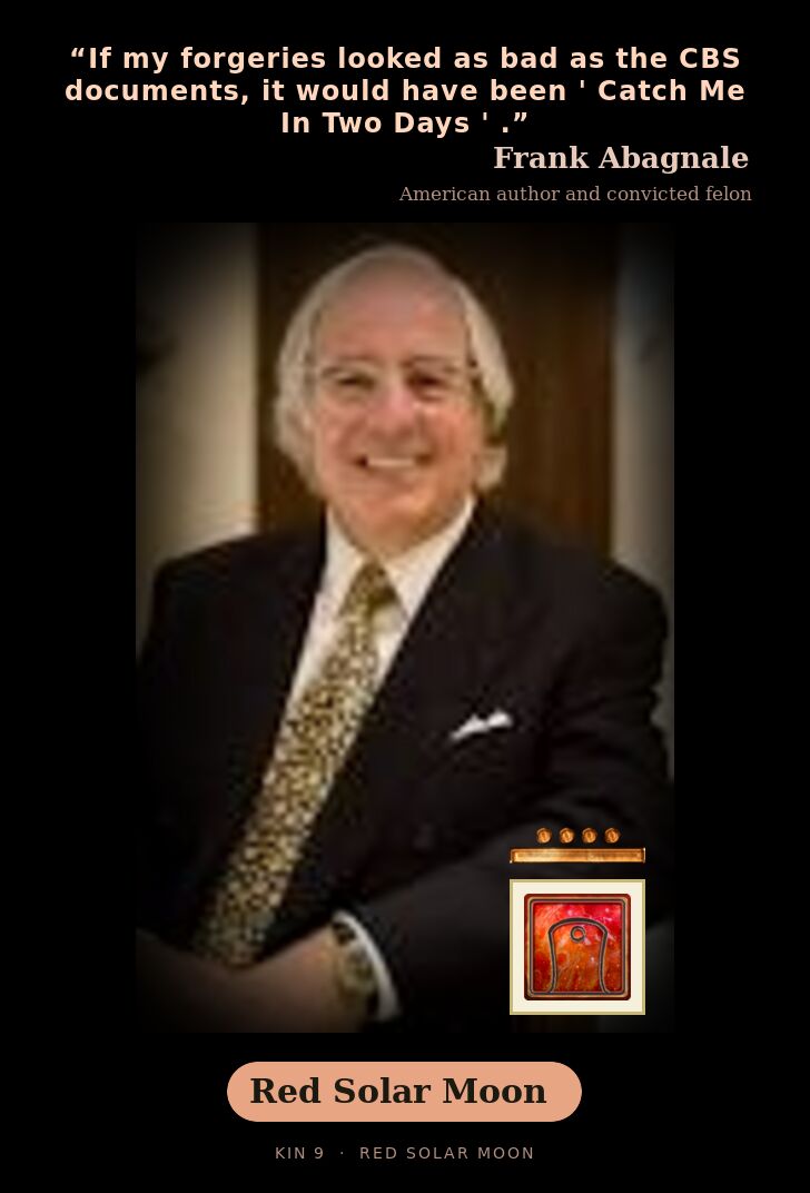 Frank Abagnale · Red Solar Moon