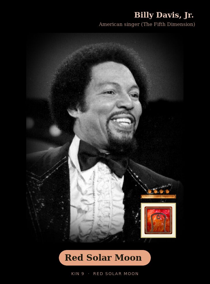 Billy Davis, Jr. · Red Solar Moon