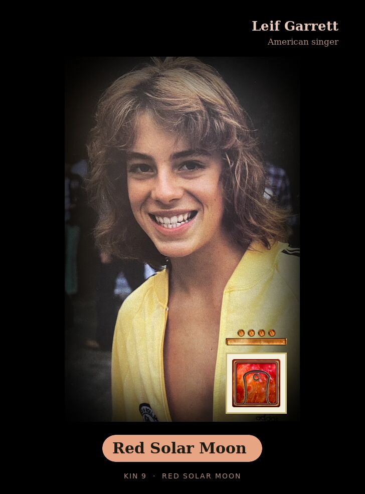 Leif Garrett · Red Solar Moon
